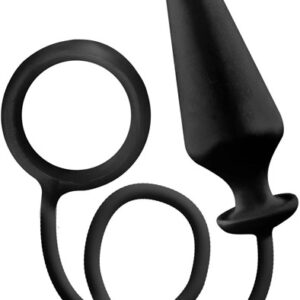 A.K.A Sergant Stiffy Silicon Cockring & Butt Plug Anaalitappi penisrenkaalla